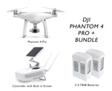 Phantom 4 Pro + Obsidian ( Includes Built in Screen) Bundle - 2 Extra Batteries | GoUAV