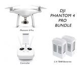 Phantom 4 Pro Obsidian Bundle - 2 Extra Batteries | GoUAV