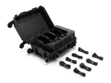 DJI BS100 Intelligent Battery Station open showing TB100 battery charging bays with supplied AC power cables