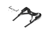 Angled view of the DJI RC Plus 2 harness strap with its black mounting bracket and two screws