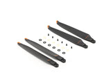 DJI Matrice 400 2510F propeller blades with screws and washers on a white background