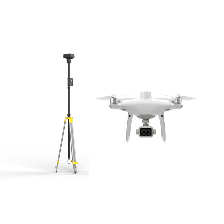 DJI P4 Multispectral Survey Drone + D-RTK 2 High Precision GNSS Mobile Station Combo